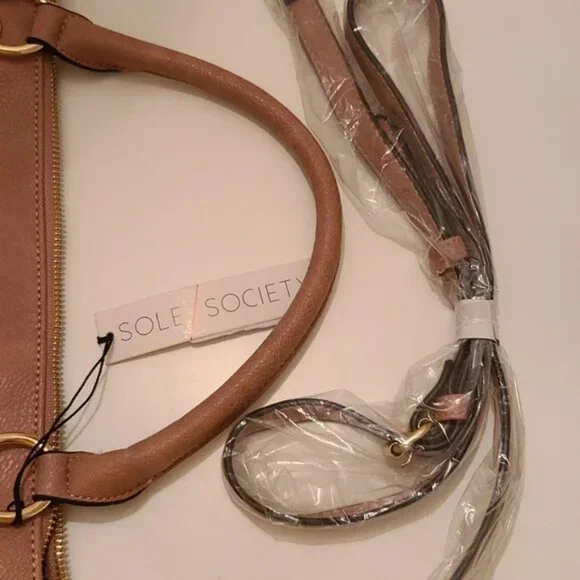 NWT Sole Society Blush Pink Handbag / Crossbody - Picture 6 of 8